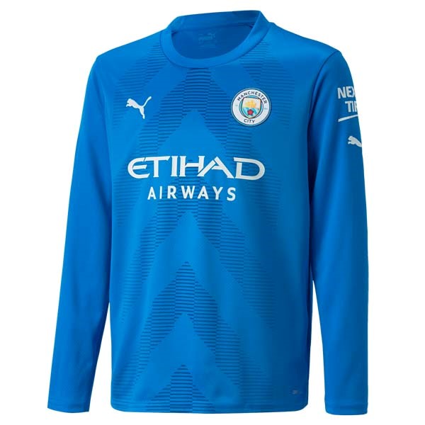 Tailandia Camiseta Manchester City Portero ML 2022-23 Azul